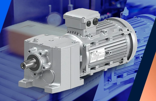 Motoreductor trifásico para transportes 